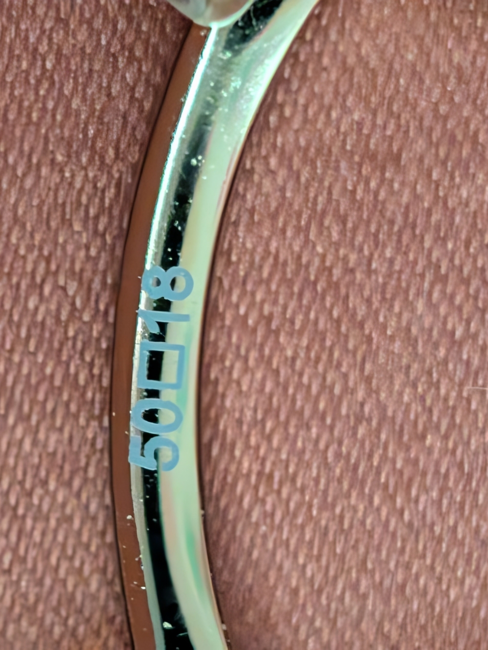 NWOT Gucci GG0201O Gold Glitter Half-Rim Women's Glasses - Picture 8 of 8